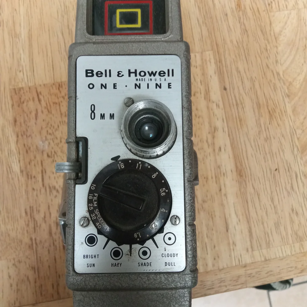 vintage Bell & Howell One-Nine 8mm Movie Camera